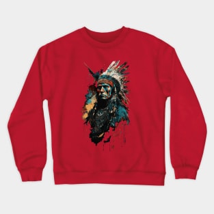 Native American Warrior V3 Crewneck Sweatshirt